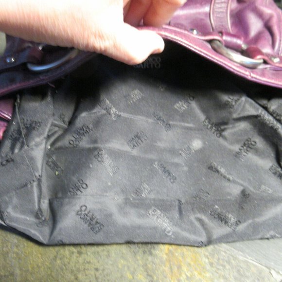 Small Franco Sarto purple Italian leather bag. - Picture 2 of 9